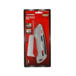 Husky Aluminum Squeeze Safety Utility Knife -Husky Shop husky utility knives 00044 c3 1000
