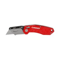 Husky Rapid Lock Utility Knife W/Aluminum And 10 Blades -Husky Shop husky utility knives 00054 c3 1000