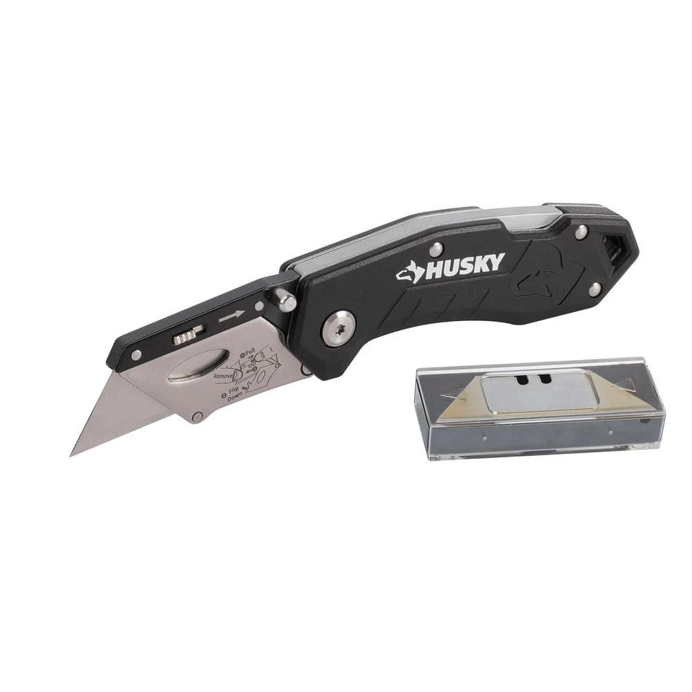 Husky Folding Lock-Back Utility Knife 9 Husky Folding Lock-Back Utility Knife - Image 9