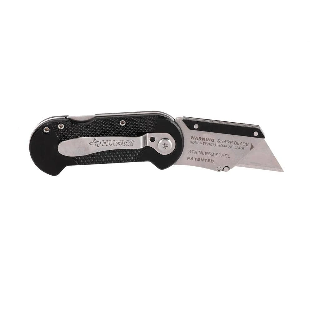 Husky COMPACT FOLDING Utility Knife 3 Husky COMPACT FOLDING Utility Knife - Image 3