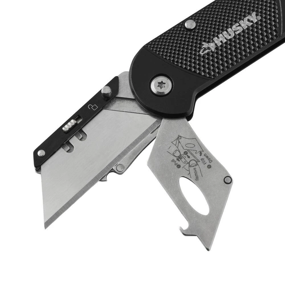 Husky COMPACT FOLDING Utility Knife 6 Husky COMPACT FOLDING Utility Knife - Image 6