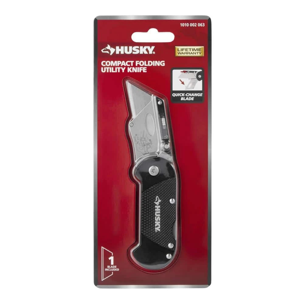 Husky COMPACT FOLDING Utility Knife 2 Husky COMPACT FOLDING Utility Knife - Image 2