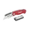 Husky Folding Lock-Back Utility Knife, Red With 10-Blades -Husky Shop husky utility knives 99979 64 1000