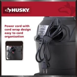 Husky 4 Gallon 3.0 Peak HP Wet Dry Vac Shop Vacuum With Locking Hose, Wands, Filters, Crevice, Gulper And Floor Nozzles 17 Husky 4 Gallon 3.0 Peak HP Wet Dry Vac Shop Vacuum With Locking Hose, Wands, Filters, Crevice, Gulper And Floor Nozzles -Husky Shop husky wet dry vacuums at18303p 4a 4f 1000
