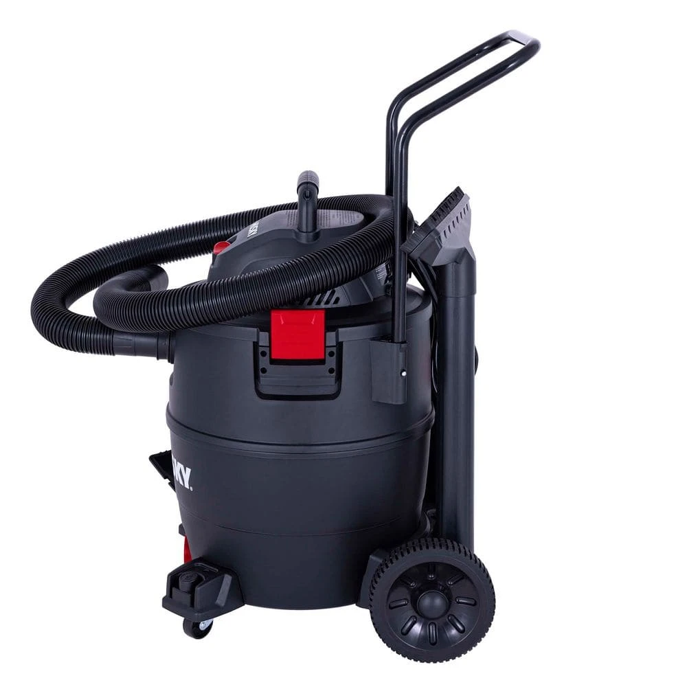 Husky 16 Gallon 6.5 Peak HP Wet Dry Vac Shop Vacuum Cart With Locking Hose, Wands, Filters, Dust Bag And Accessory Attachments 2 Husky 16 Gallon 6.5 Peak HP Wet Dry Vac Shop Vacuum Cart With Locking Hose, Wands, Filters, Dust Bag And Accessory Attachments - Image 2