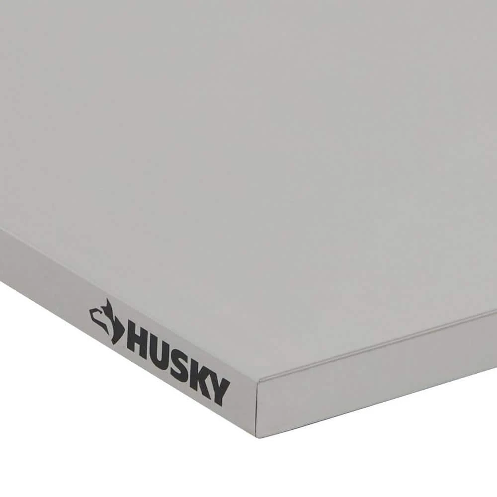 Husky 48 In. W X 18 In. D Stainless Steel Work Surface For Garage Storage System 3 Husky 48 In. W X 18 In. D Stainless Steel Work Surface For Garage Storage System - Image 3
