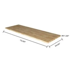 Husky 72 In. Solid Wood Work Surface For Ready-to-Assemble 6-ft. Adjustable Height Workbench 5 Husky 72 In. Solid Wood Work Surface For Ready-to-Assemble 6-ft. Adjustable Height Workbench -Husky Shop husky workbench tops g7200as us a0 1000