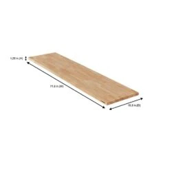 Husky 72 In. W X 18 In. D Solid Wood Work Surface For Regular Duty Welded Steel Garage Storage System 9 Husky 72 In. W X 18 In. D Solid Wood Work Surface For Regular Duty Welded Steel Garage Storage System -Husky Shop husky workbench tops g7200ws us 40 1000