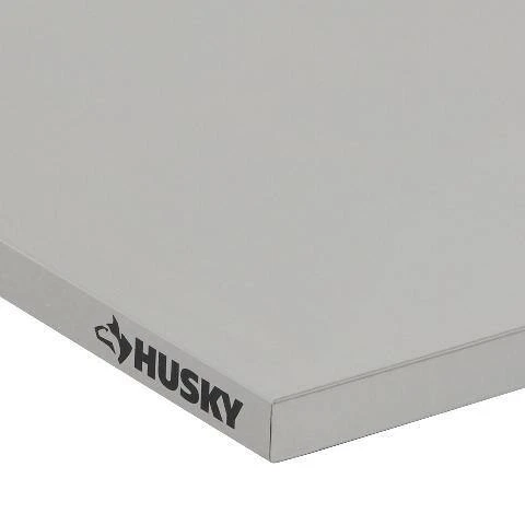 Husky 84 In. W X 23 In. D Stainless Steel Work Surface For Heavy Duty Welded Steel Garage Storage System 5 Husky 84 In. W X 23 In. D Stainless Steel Work Surface For Heavy Duty Welded Steel Garage Storage System - Image 5