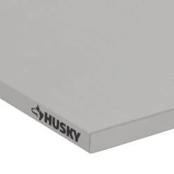 Husky 56 In. W X 23 In. D Stainless Steel Work Surface For Heavy Duty Welded Steel Garage Storage System -Husky Shop husky workbench tops htc1000012 a0 1000