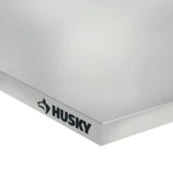 Husky 96 In. W X 23 In. D Steel Work Surface For Extra Wide Heavy Duty Welded Steel Garage Storage System -Husky Shop husky workbench tops htc1000016 a0 1000