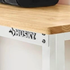 Husky Ready-To-Assemble 48 In. W X 20 In. D Solid Wood Top Workbench In White 8 Husky Ready-To-Assemble 48 In. W X 20 In. D Solid Wood Top Workbench In White -Husky Shop husky workbenches 20t002 1w a0 1000