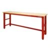 Husky 8 Ft. Adjustable Height Solid Wood Top Workbench In Red For Ready To Assemble Steel Garage Storage System -Husky Shop husky workbenches g9600r us1 64 1000
