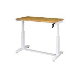 Husky 46 In. Adjustable Height Work Table In White -Husky Shop husky workbenches holt46xdbj2 66 1000
