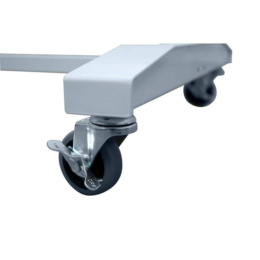 Husky 62 In. W X 24 In. D Adjustable Height White Worktable With Solid Wood Top 10 Husky 62 In. W X 24 In. D Adjustable Height White Worktable With Solid Wood Top - Image 10