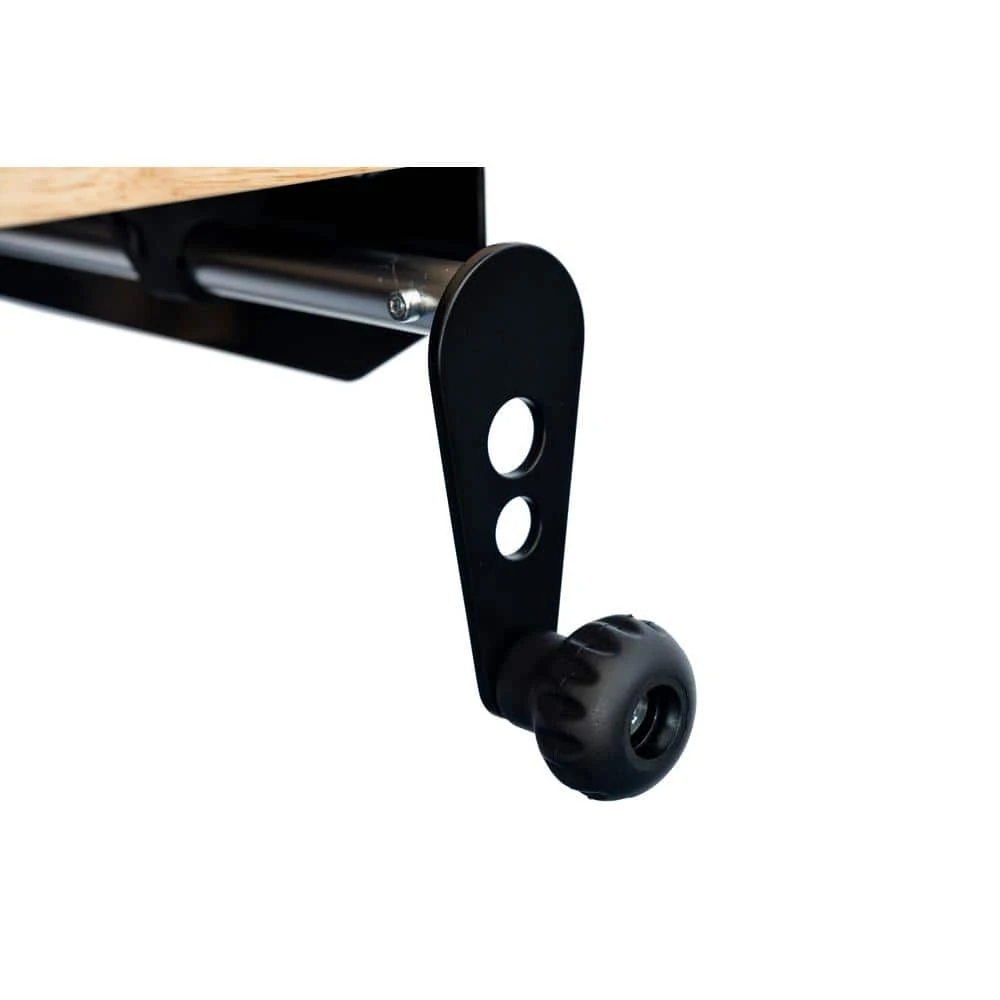 Husky 72 In. W X 24 In. D 2-Drawer Adjustable Height Black Workbench Table With Solid Wood Top 13 Husky 72 In. W X 24 In. D 2-Drawer Adjustable Height Black Workbench Table With Solid Wood Top - Image 13