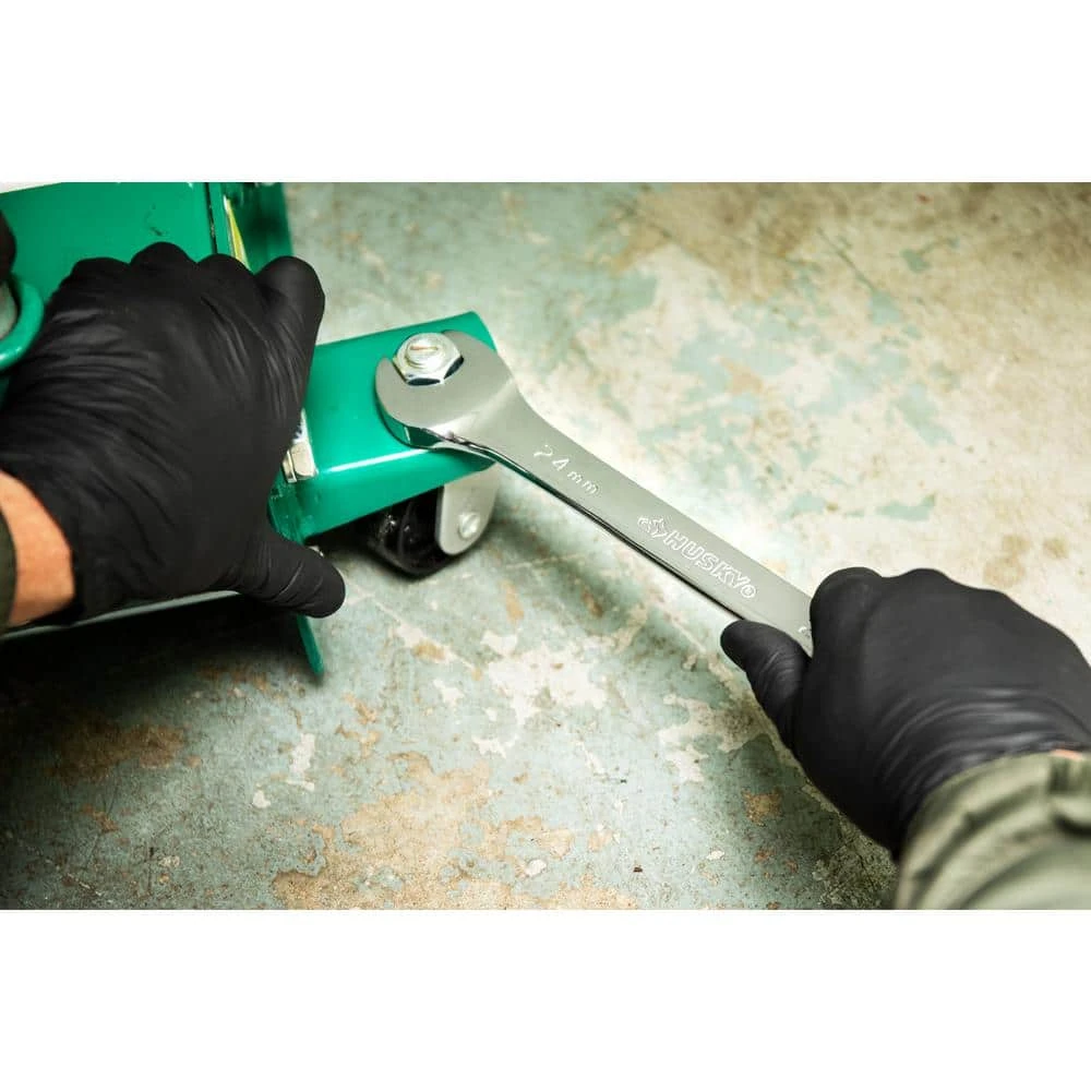 Husky Metric Combination Wrench Set With XL Sizes (15-Piece) 6 Husky Metric Combination Wrench Set With XL Sizes (15-Piece) - Image 6