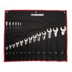 Husky Master SAE Combo Wrench Set (19-Piece) -Husky Shop husky wrench sets hcwsaems 1d 1000