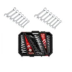 Husky SAE/MM Combination And Stubby Wrench Set (38-Piece)