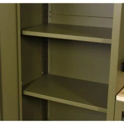 Husky 80.2 In. W X 75 In. H X 19.2 In. D Steel 8-Piece Garage Storage System In Matte Army Green With Solid Wood Worktop 25 Husky 80.2 In. W X 75 In. H X 19.2 In. D Steel 8-Piece Garage Storage System In Matte Army Green With Solid Wood Worktop -Husky Shop matte army green husky garage storage systems hgrgsuitearmy 76 1000