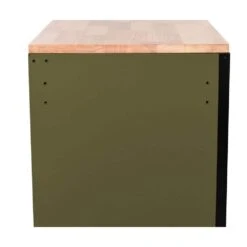 Husky Heavy Duty 61 In. W X 23 In. D 15-Drawer Matte Army Green Mobile Workbench Cabinet With Solid Wood Top 21 Husky Heavy Duty 61 In. W X 23 In. D 15-Drawer Matte Army Green Mobile Workbench Cabinet With Solid Wood Top -Husky Shop matte army green husky mobile workbenches h61mwc15hdarmy tl 44 1000