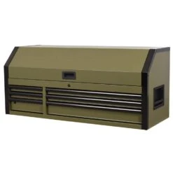 Husky Heavy Duty 52 In. W 6-Drawer Matte Army Green Top Tool Chest -Husky Shop matte army green husky top tool chests h52ch6hdv4army 66 1000