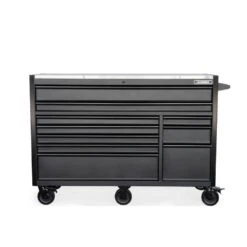 Husky Modular Tool Storage 62 In. W X 24 In. D Heavy Duty Matte Black Mobile Workbench Cabinet With Stainless Steel Top 22 Husky Modular Tool Storage 62 In. W X 24 In. D Heavy Duty Matte Black Mobile Workbench Cabinet With Stainless Steel Top -Husky Shop matte black husky mobile workbenches hotc6210bb1d 1f 1000