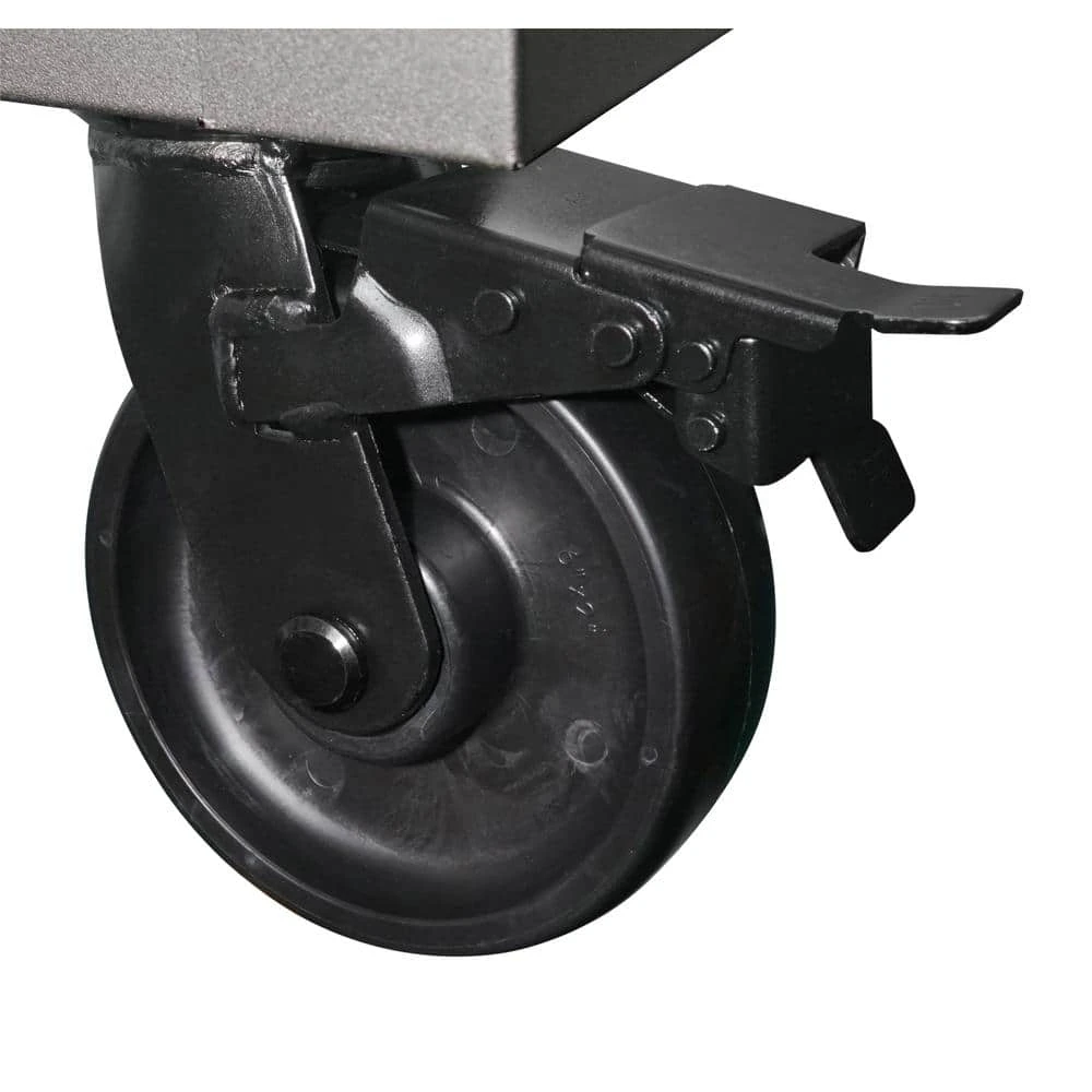 Husky Modular Tool Storage 62 In. W X 24 In. D Heavy Duty Matte Black Mobile Workbench Cabinet With Stainless Steel Top 6 Husky Modular Tool Storage 62 In. W X 24 In. D Heavy Duty Matte Black Mobile Workbench Cabinet With Stainless Steel Top - Image 6