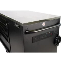 Husky 84 In. W X 24 In. D 9-Drawer Heavy-Duty Mobile Workbench With Stainless Steel Top In Matte Black 25 Husky 84 In. W X 24 In. D 9-Drawer Heavy-Duty Mobile Workbench With Stainless Steel Top In Matte Black -Husky Shop matte black husky mobile workbenches hotc8409bb1m 76 1000