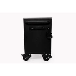 Husky Tool Storage Heavy Duty 96 In. W X 24 In. D Matte Black Mobile Workbench Cabinet With Stainless Steel Top -Husky Shop matte black husky mobile workbenches hotc9624bb1m 76 1000