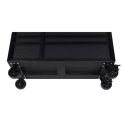 Husky Heavy-Duty 52 In. 9-Drawer Matte Black Rolling Tool Cabinet -Husky Shop matte black husky tool cabinets h52tr9hdv4 1d 1000