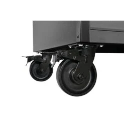 Husky HD 46 In. Wide 24.5 In. Deep 12-Drawer Tool Chest And Rolling Cab Set, Matte Black -Husky Shop matte black husky tool chest combos hotc4612bb1s 40 1000