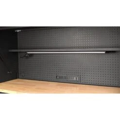 Husky Tool Storage 61 In. W X 23 In. D Heavy Duty Top Tool Chest With Riser -Husky Shop matte black husky top tool chests 61hutch 4f 1000