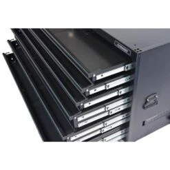 Husky HD 62 In. Wide X 24 In Deep Modular 6-Drawer Top Chest, Matte Black -Husky Shop matte black husky top tool chests hotc6206bb1u 40 1000