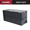 Husky HD 62 In. Wide X 24 In Deep Modular 6-Drawer Top Chest, Matte Black -Husky Shop matte black husky top tool chests hotc6206bb1u 64 1000