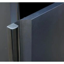 Husky Regular Duty Welded 24-Gauge Steel Wall Mounted Garage Cabinet In Black (24 In. W X 18.1 In. H X 12 In. D) -Husky Shop matte black powder coating husky wall mounted cabinets g2402w us 4f 1000