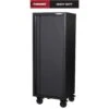 Husky Tool Storage 27 In. W X 23 In. D Heavy Duty Matte Black 4-Shelf Rolling Side Tool Locker -Husky Shop matte black side tool cabinets lockers h27locker4 64 1000