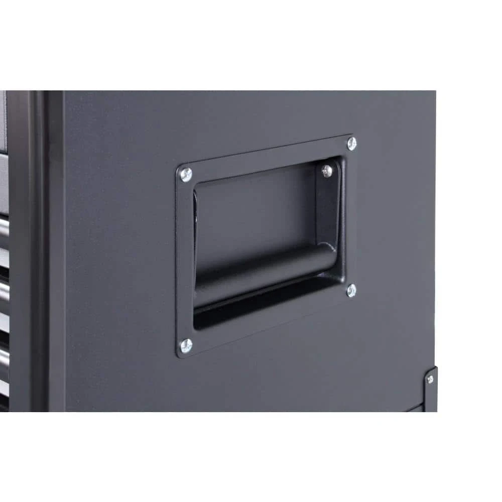 Husky 56 In. W X 22 In. D Heavy Duty 23-Drawer Combination Rolling Tool Chest And Top Tool Cabinet Set In Matte Black 9 Husky 56 In. W X 22 In. D Heavy Duty 23-Drawer Combination Rolling Tool Chest And Top Tool Cabinet Set In Matte Black - Image 9