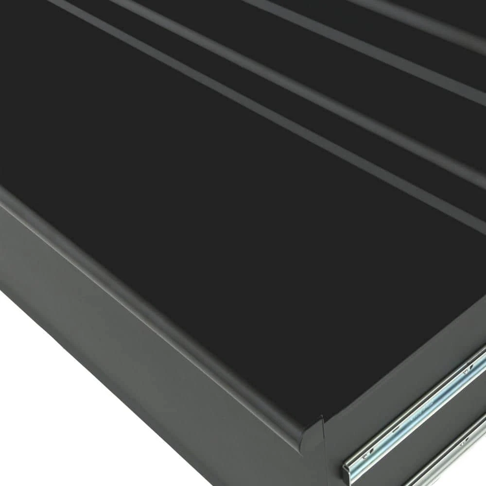 Husky 56 In. W X 22 In. D Heavy Duty 23-Drawer Combination Rolling Tool Chest And Top Tool Cabinet Set In Matte Black 7 Husky 56 In. W X 22 In. D Heavy Duty 23-Drawer Combination Rolling Tool Chest And Top Tool Cabinet Set In Matte Black - Image 7