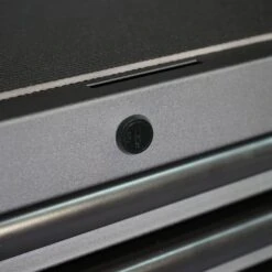 Husky 56 In. W X 22 In. D Heavy Duty 23-Drawer Combination Rolling Tool Chest And Top Tool Cabinet Set In Matte Black 25 Husky 56 In. W X 22 In. D Heavy Duty 23-Drawer Combination Rolling Tool Chest And Top Tool Cabinet Set In Matte Black -Husky Shop matte black with black finishes husky tool chest combos hotc5623bb2s fa 1000