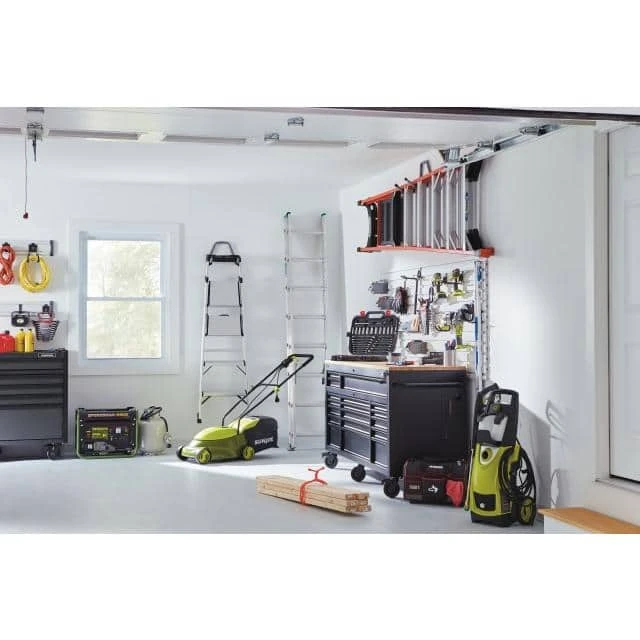 Husky 72 In. W X 24 In. D Heavy Duty 18-Drawer Mobile Workbench Cabinet With Adjustable-Height Hardwood Top In Matte Black 7 Husky 72 In. W X 24 In. D Heavy Duty 18-Drawer Mobile Workbench Cabinet With Adjustable-Height Hardwood Top In Matte Black - Image 7