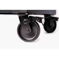 Husky 84 In. W X 24 In. D 18-Drawer Heavy-Duty Mobile Workbench With Stainless Steel Top In Matte Black -Husky Shop matte black with black trim mobile workbenches hotc8418bb1m 40 1000