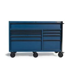 Husky Heavy-Duty 61 In. W X 24 In. D Mobile Workbench In Matte Blue