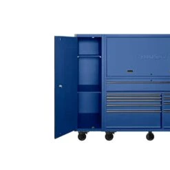 Husky Heavy-Duty21 In. W X 19 In. D Side Locker Component Matte Blue 10 Husky Heavy-Duty21 In. W X 19 In. D Side Locker Component Matte Blue -Husky Shop matte blue husky side tool cabinets lockers hotc8010bl1e 4f 1000