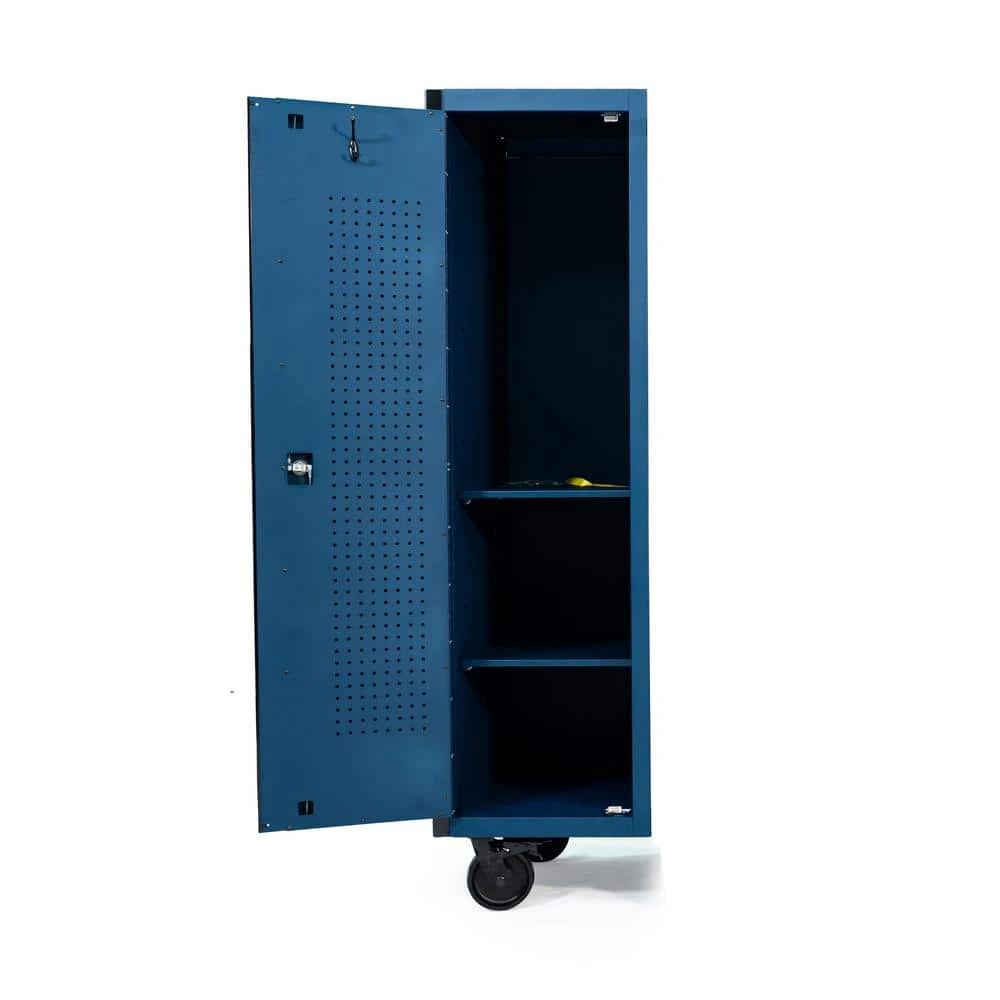 Husky Heavy-Duty21 In. W X 19 In. D Side Locker Component Matte Blue 4 Husky Heavy-Duty21 In. W X 19 In. D Side Locker Component Matte Blue - Image 4