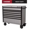 Husky Heavy Duty 42 In. 7-Drawer Matte Gray Rolling Tool Cabinet -Husky Shop matte gray husky tool cabinets h42tr7hdgry 64 1000