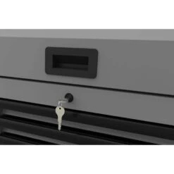 Husky Heavy-Duty 52 In. W 15-Drawer Matte Gray Steel Rolling Tool Chest Combo -Husky Shop matte gray husky tool chest combos h52ch6tr9hdv4gr 4f 1000