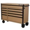 Husky Heavy Duty 52 In. W 9-Drawer Matte Tan Rolling Tool Cabinet -Husky Shop matte tan husky tool cabinets h52tr9hdv4tan 64 1000