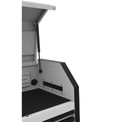 Husky Heavy-Duty 52 In. W 15-Drawer Matte White Steel Rolling Tool Chest Combo -Husky Shop matte white husky tool chest combos h52ch6tr9hdv4wh c3 1000