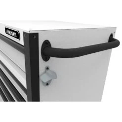 Husky Heavy-Duty 52 In. W 15-Drawer Matte White Steel Rolling Tool Chest Combo -Husky Shop matte white husky tool chest combos h52ch6tr9hdv4wh fa 1000